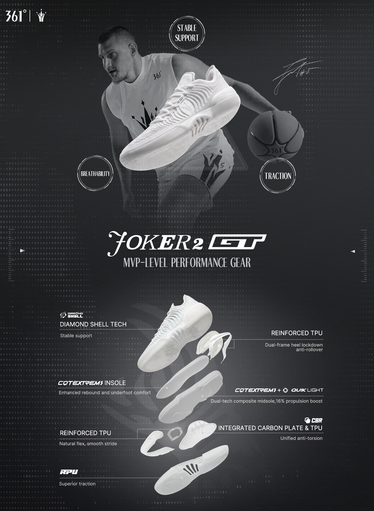 361 Degrees Joker 2 GT Branco