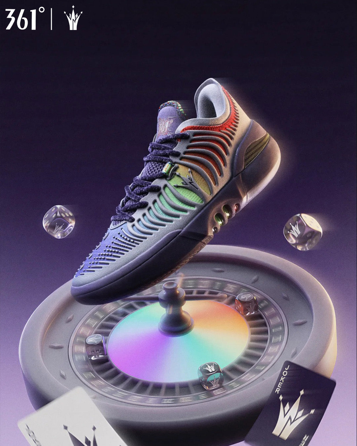 361 Degrees Joker 2 GT Joker basketball shoe poster