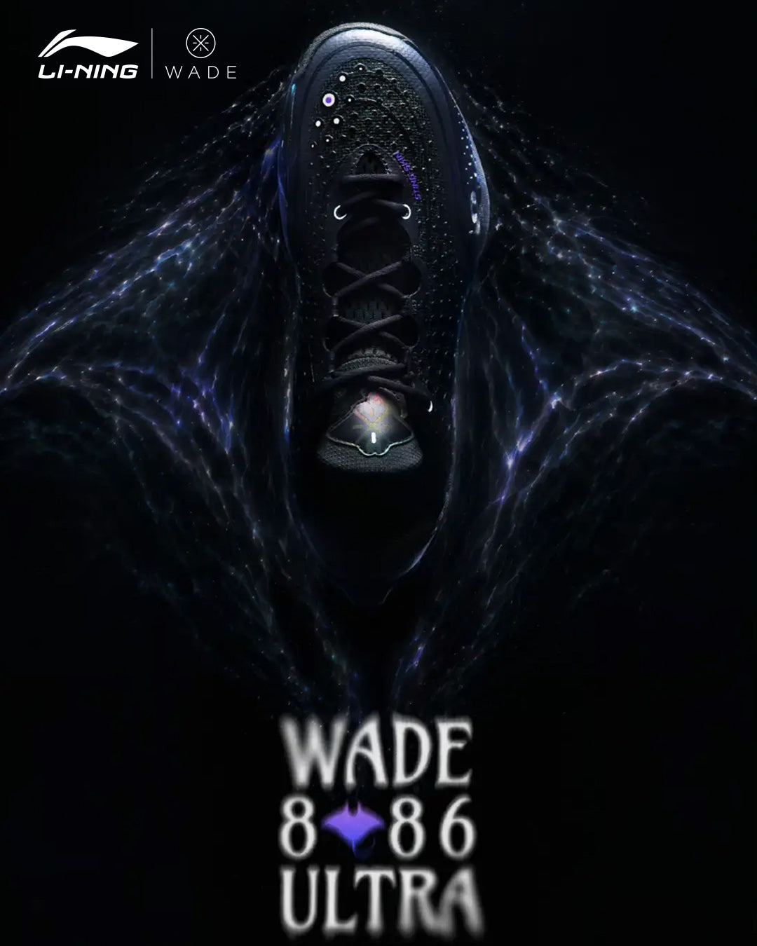 Li-Ning Wade 808 6 Ultra Dark Stingray basketball shoe poster