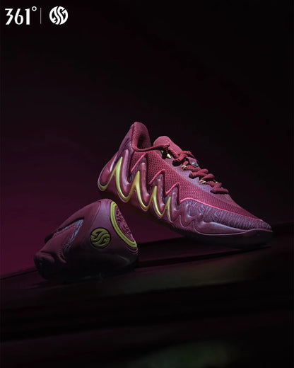 361 Degrees AG 7 Aaron Gordon Wine basketball shoe