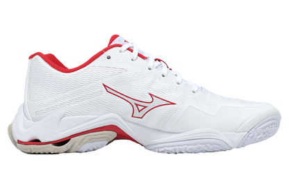 Mizuno WAVE LIGHTNING White Red