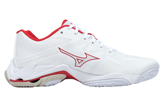Mizuno WAVE LIGHTNING White Red