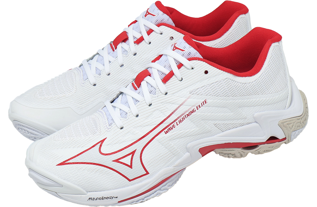 Mizuno WAVE LIGHTNING White Red